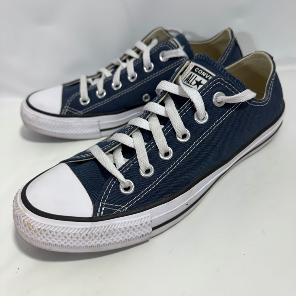 Converse All Stars M9697 BLUE Low Top Sneakers Unisex Size M6.5 W8.5